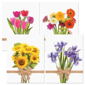 Summer Bouquets Note Cards