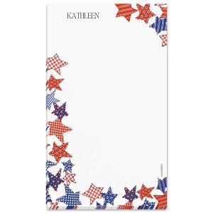 Personalized Patriotic Note Pad