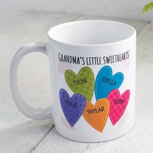 Grandma's Little Sweetheart Mug - 2 Names