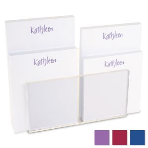 Elegant Notepad Set & Acrylic Holder 