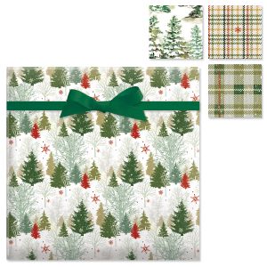 Peaceful Forest Flat Gift Wrap Sheets Value Pack