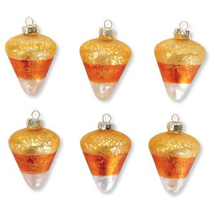 Glass Candy Corn Ornaments