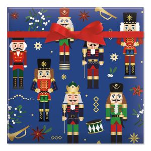 Nutcracker Jumbo Rolled Gift Wrap