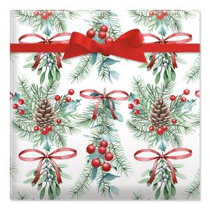 Under the Mistletoe Jumbo Rolled Gift Wrap