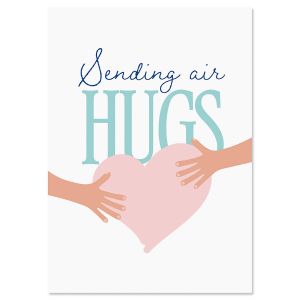 Air Hug Friendship Card