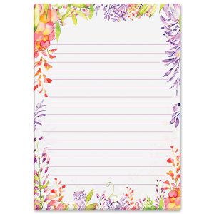 Summer Garden Note Pad