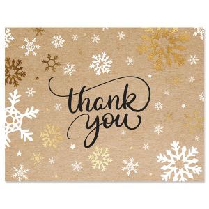 Deluxe Kraft Thank You Cards