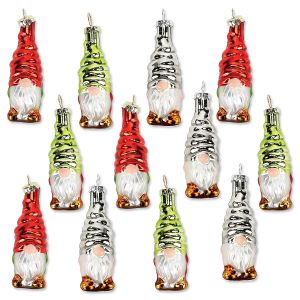 Gnome Glass Ornaments