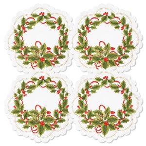 Holly Round Placemats