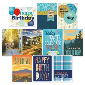 For Him Birthday Cards Value Pack