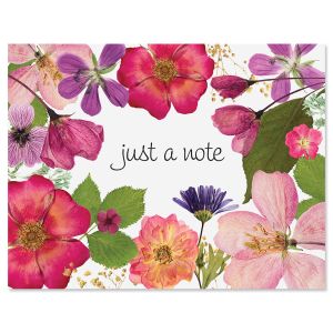 Pressed Flowers Notecards