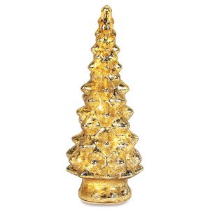 Gold Traditional LED Tree 13"H Decoration