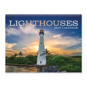 2025 Lighthouses Wall Calendar