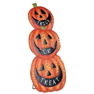 Halloween Pumpkin Standing Sign