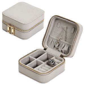 Grey Travel Jewelry Box