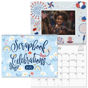 2025 Celebrations Scrapbooking Wall Calendar