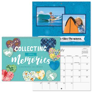 2025 Collecting Memories Scrapbooking Wall Calendar