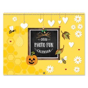 2026 Photo Fun Scrapbooking Wall Calendar