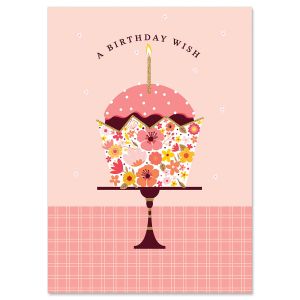 Cupcake Wish Birthday Cards