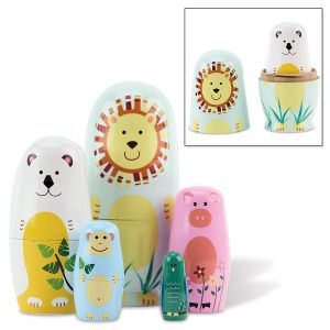 Zoo Friends Nesting Dolls