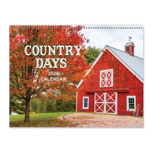 Country Days Wall 2026 Calendar