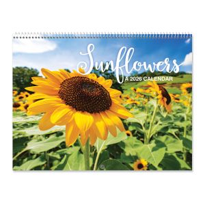 Sunflowers Wall 2026 Calendar
