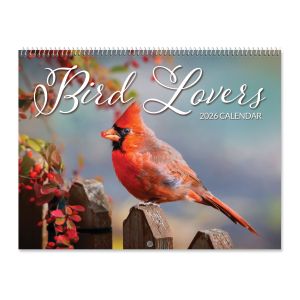 Bird Lovers Wall 2026 Calendar