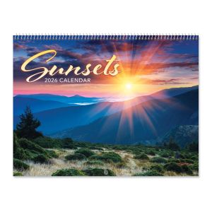 Sunsets Wall 2026 Calendar