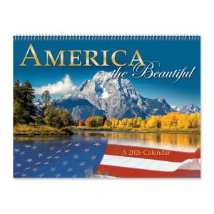 America the Beautiful Wall 2026 Calendar