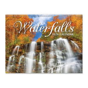 Waterfalls Wall 2026 Calendar