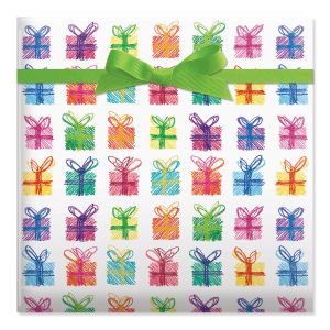 Crayon Surprise Jumbo Rolled Gift Wrap