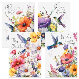 Watercolor Floral Birthday Cards