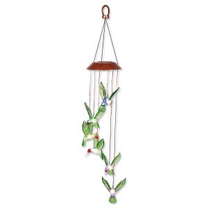 LED Solar Hummingbird Windchime