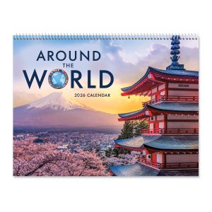 Around The World Wall 2026 Calendar