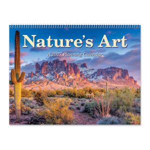 2027 Nature's Art Big Grid Planning Calendar