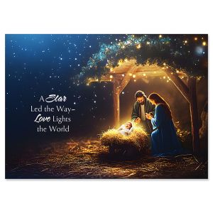 Birth of a King Christmas Cards - Personalized