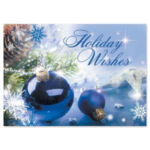 Holiday Wishes Christmas Cards - Personalized