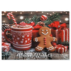 Warm Christmas Wishes Christmas Cards - Nonpersonalized