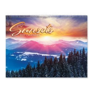 2027 Sunsets Wall Calendar