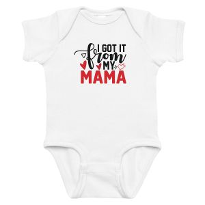 I Got It From My Mama Baby Bodysuit