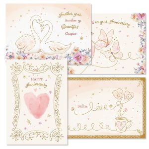 Warm Wishes Anniversary Cards
