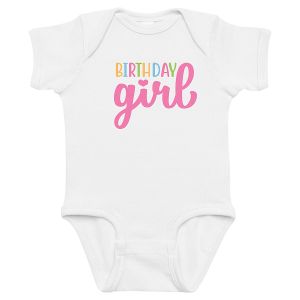 Birthday Girl Baby Bodysuit Romper