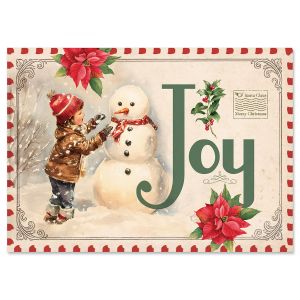 Nostalgic Christmas Cards - Personalized