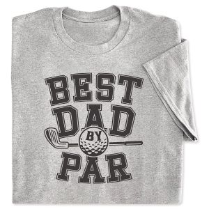 Best Dad By Par Golf T-Shirt - Large