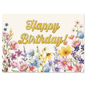 Botanical Birthday Cards