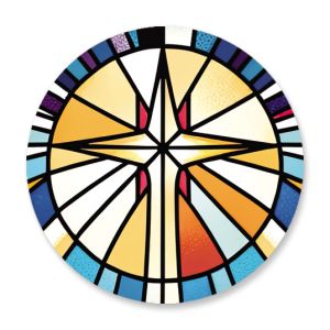 Stained Glass Nativity Seals