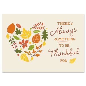 Let's Be Thankful Thanksgiving Cards