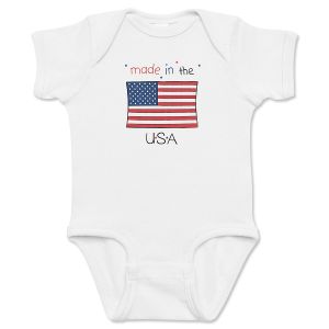 Made in the USA Baby Bodysuit Romper