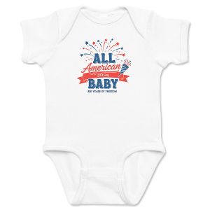 All American Baby Bodysuit Romper