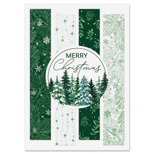 Evergreen Christmas Christmas Cards - Nonpersonalized